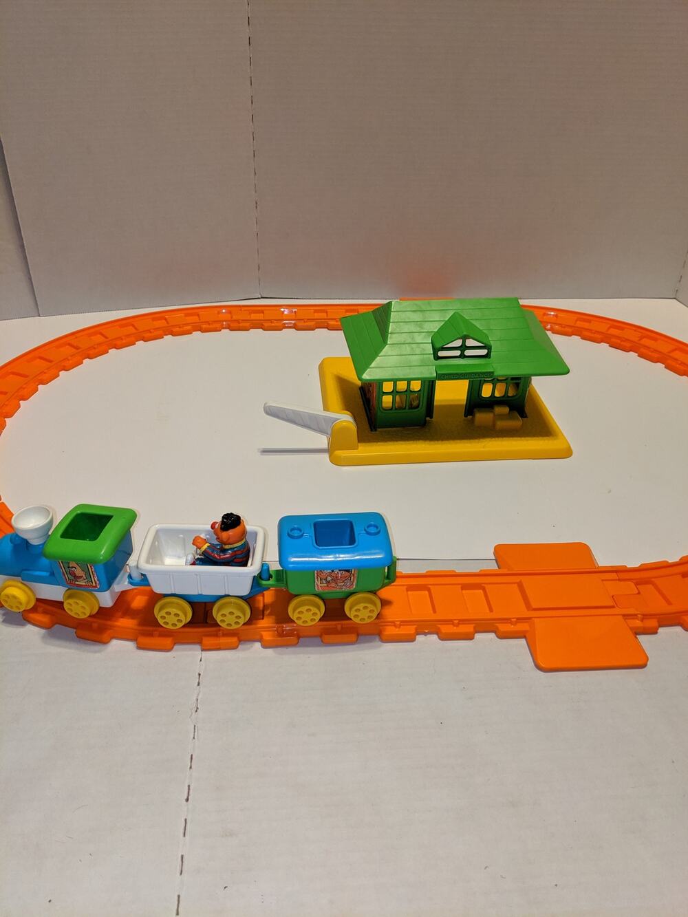 Vintage Child Guidance Sesame Street Train With Tracks 1981/83